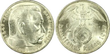 1937-A 2 Mk J-366 MS64