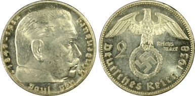 1938-E 2 Mk J-366 MS63