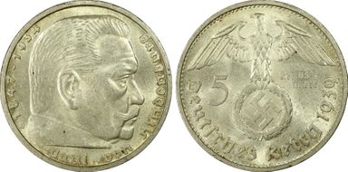 1939-B 5 Mk J-367 MS63