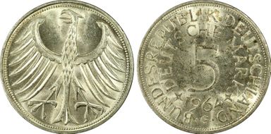 1964-G 5 Mk J-387 MS63+