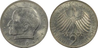 1969-D 2 Mk Planck MS63