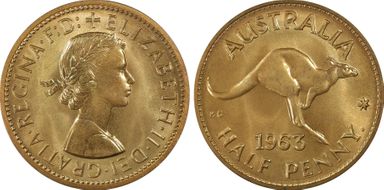 1963 Y. (p) 1/2D PR66RD