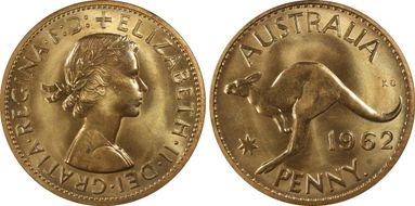 1962 Y. (p) 1D PR64RD