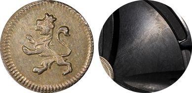 1814-L 1/4 R Calico-265 MS63