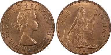 1962 1D S-4157 MS64RD