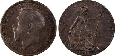 1917 1/4D S-4059 Blackened finish MS64