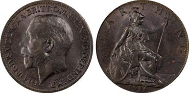 1916 1/4D S-4059 Blackened finish MS65+