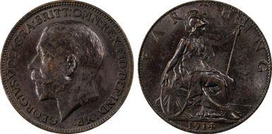 1914 1/4D S-4059 Blackened finish MS64