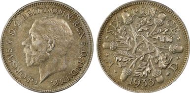 1933 6D S-4041 MS62