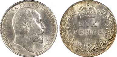 1909 6D S-3983 MS63