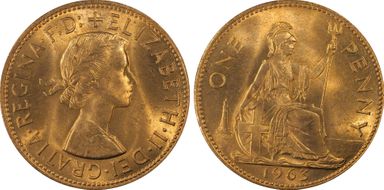 1963 1D S-4157 MS64RD