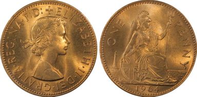 1964 1D S-4157 MS66RD