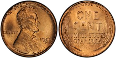 1945-D 1C MS66RD