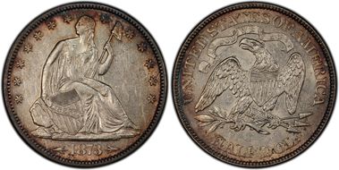 1873 50C Arrows AU55