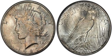 1927-D $1 MS64