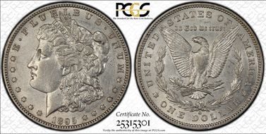 1895-O $1 AU55