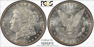 1896-O $1 MS61