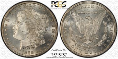 1886-S $1 MS65
