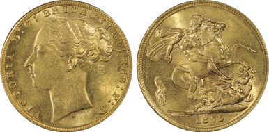 1875-S Sov S-3858A St. George MS61