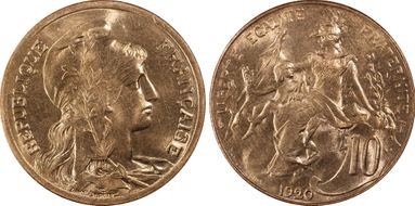 1920 10C Gad-277 MS64RD