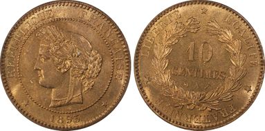 1895-A 10C Gad-265a F-135 MS65RD