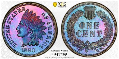 1880 1C PR66+ RB
