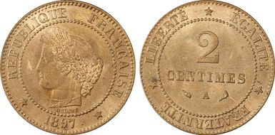 1897-A 2C Gad-105 F-109 MS64RD