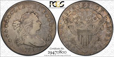 1798 $1 Large Eagle VF20