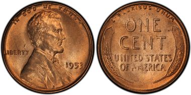 1953 1C MS66RD