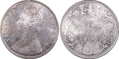 1900-B Rupee SW-6.155 MS63