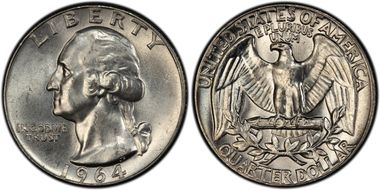 1964 25C Type B Reverse, FS-901 MS64