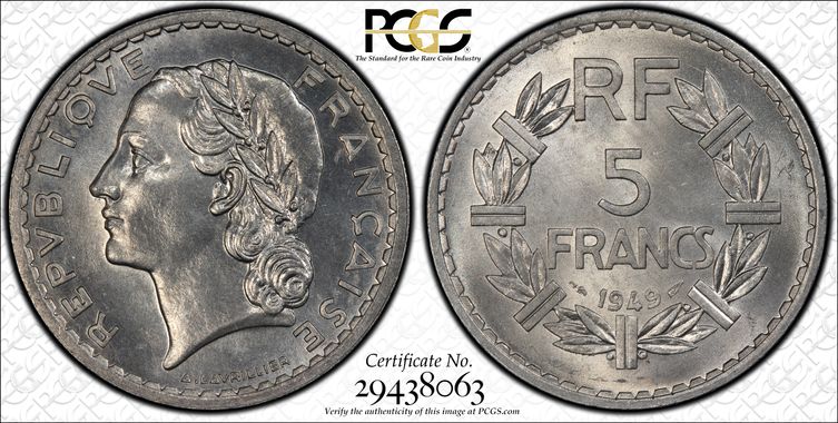 Cert 29438063 - Coin Image