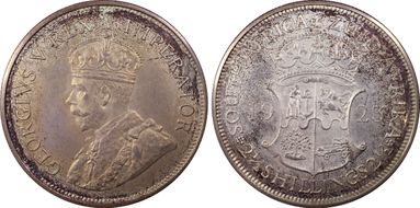 1923 2 1/2S KM-19.1  Ag PR64