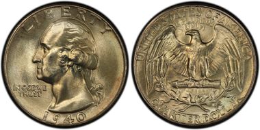 1940 25C MS67+