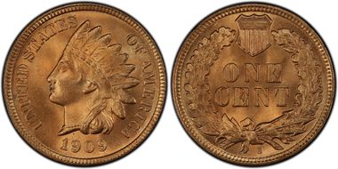 1909-S 1C Indian MS66+ RD