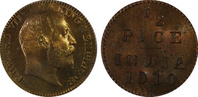 1910(C) 1/2 Pc SW-7.206 MS64RB