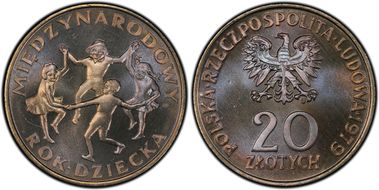 1979 MW 20 Zl Year of the Child MS66