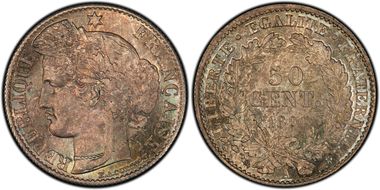 1894-A 50C Gad-419a F-189 MS66