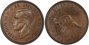 1947 Y. (p) 1D MS64BN