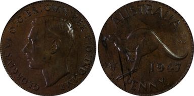 1947 Y. (p) 1D MS64BN