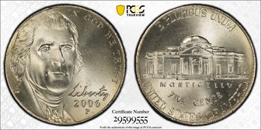 2006-P 5C Monticello MS67FS