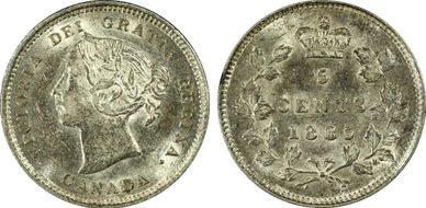 1885/5 5C Large 5 AU55