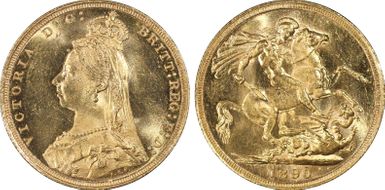 1890-S Sov S-3868B DISH S14 2nd Obverse MS64