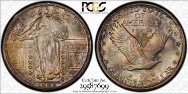 1928 25C MS67+ FH