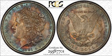 1891 $1 MS65+