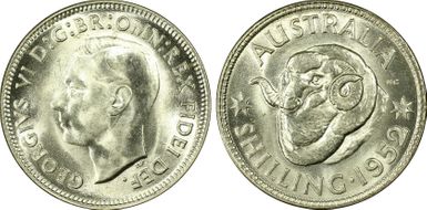 1952(m) Shil KM-46  Ag MS66