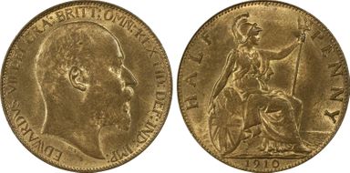 1910 1/2D S-3991 MS64RB