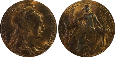 1917 10C Gad-277 MS65RB