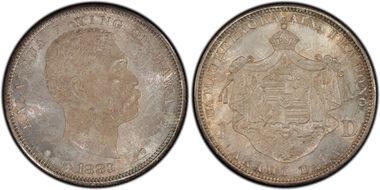 1883 $1 Hawaii MS67