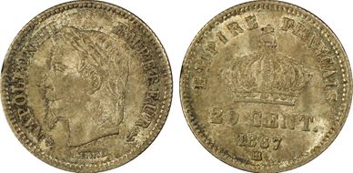 1867-BB 20C Gad-309 F-150 MS66